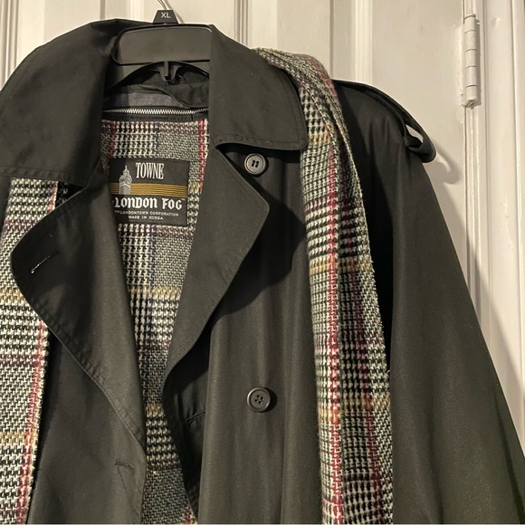 COPY - Vintage Black London Fog Trench Coat - Picture 6 of 11